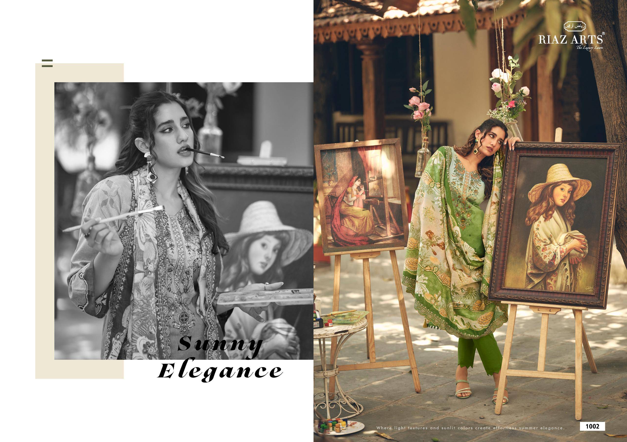 ABU SAEED by RIAZ ARTS PRINTS 13063 TO 13068 SERIES Pakistani Stylish Embroidered LAWN COTTON COLLECTION At Wholesale Price